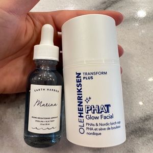 NEW!! OLEHENRIKSEN GLOW FACIAL & EARTH HARBOR BRIGHTENING AMPOULE